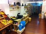 mostrador cajas fruta
